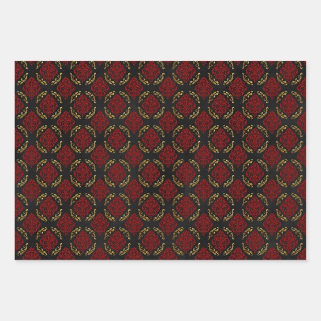 Crimson Gothic Gift Wrap (Front)
