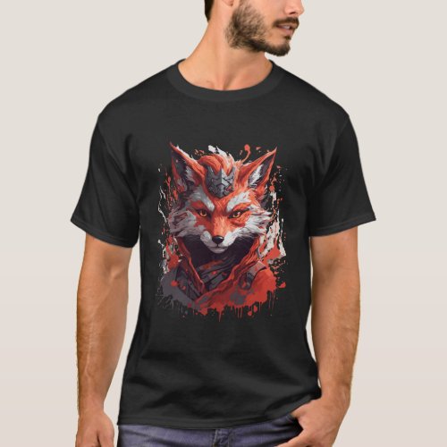 Crimson Guardian The Red Wolf T_Shirt