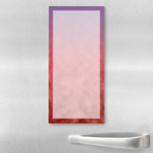 Crimson Haze at Dusk Magnetic Notepad