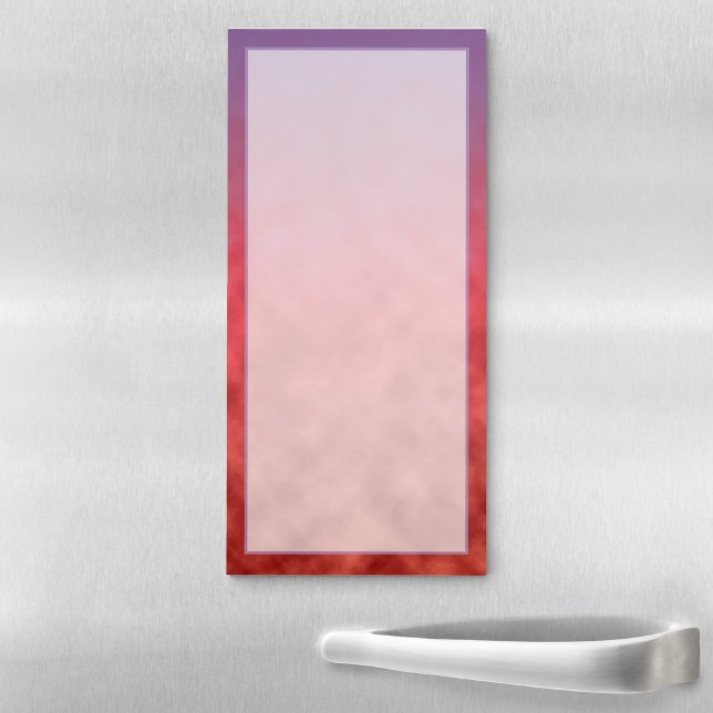 Crimson Haze at Dusk Magnetic Notepad (In Situ)