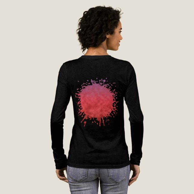 Crimson Haze at Dusk Tri-Blend Shirt (Full Back)