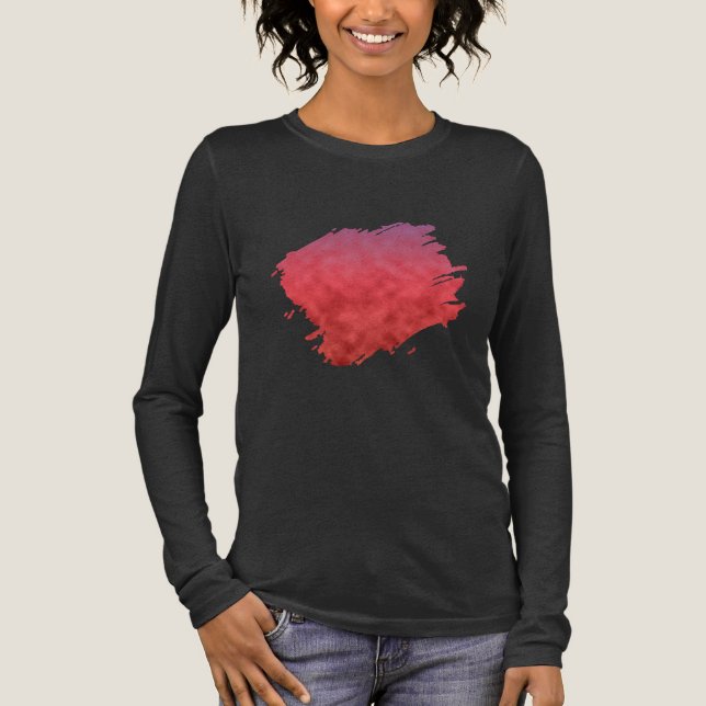 Crimson Haze at Dusk Tri-Blend Shirt (Front)