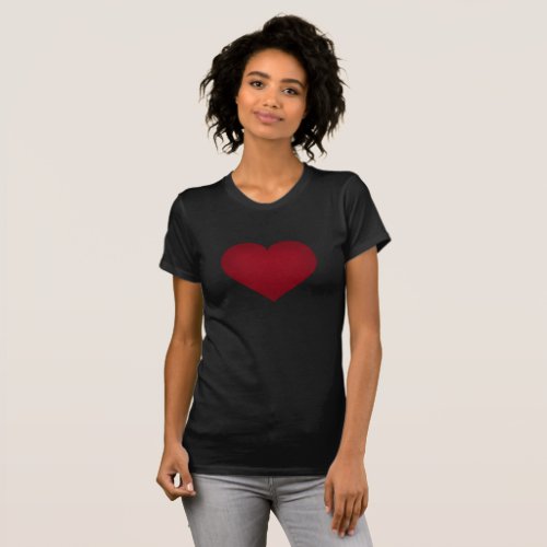 Crimson heart T_Shirt