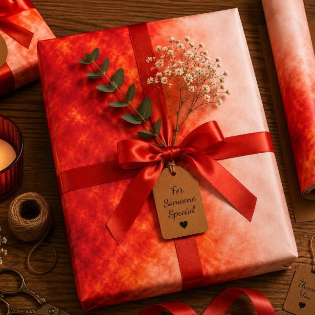Crimson Heatfall Wrapping Paper Sheets (Creator Uploaded)