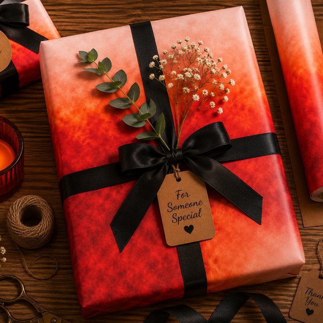 Crimson Heatfall Wrapping Paper Sheets (Creator Uploaded)
