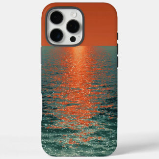 Crimson Horizon: Sun’s Final Embrace iPhone 16 Pro Max Case