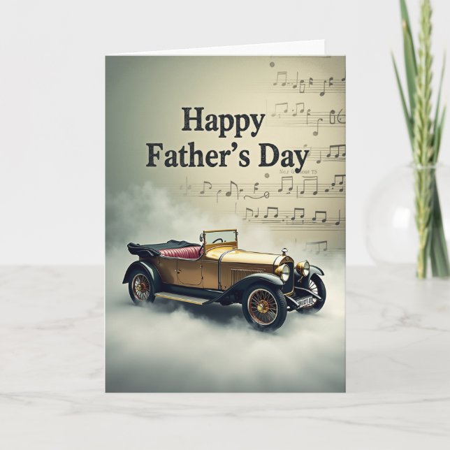 Crimson Interior Fathers Day Card (Front)