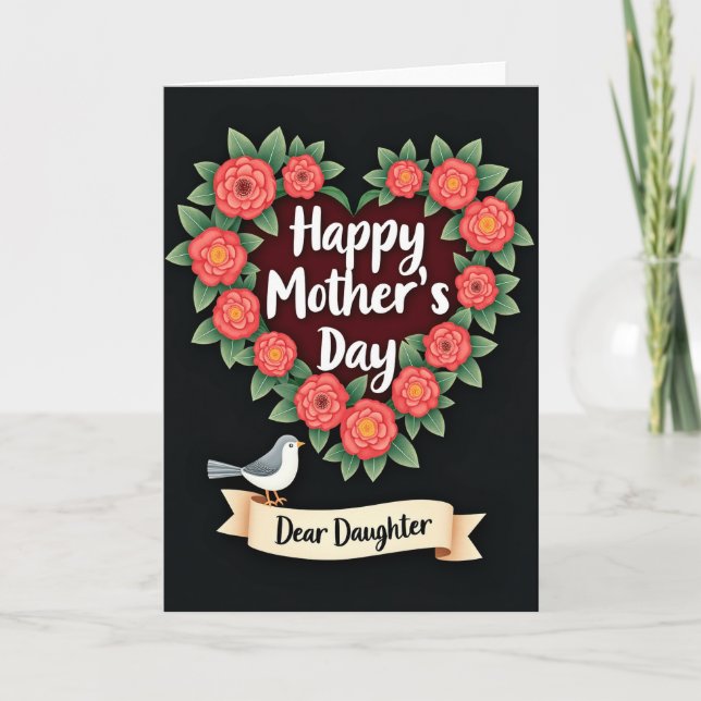 Crimson Interior Mothers Day Card (Front)