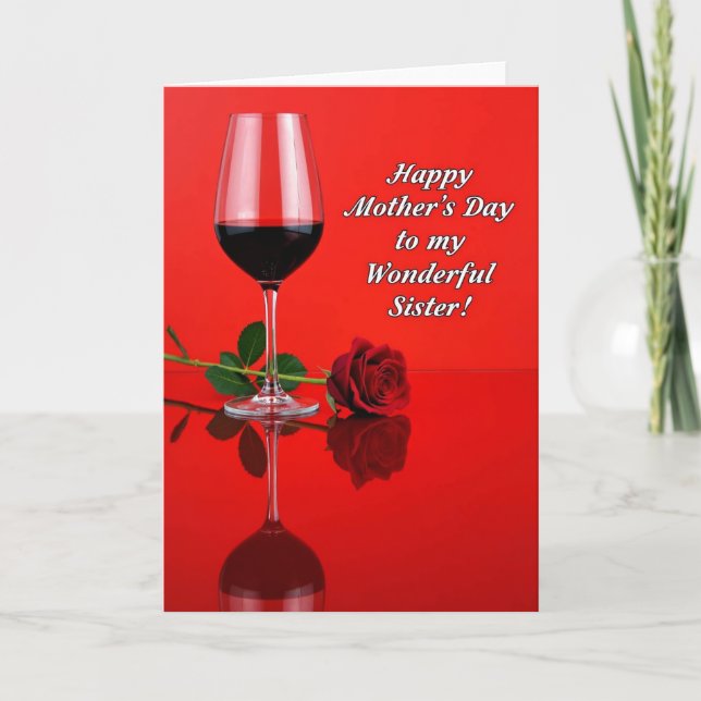 Crimson Joy Mothers Day Card (Front)