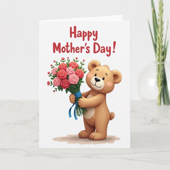 Crimson Letter Mothers Day Card (Front)