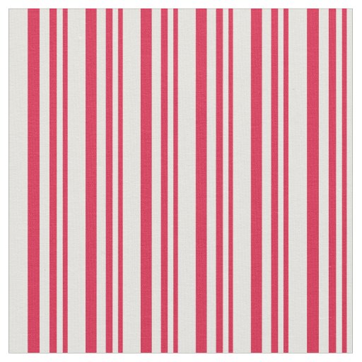 Crimson & Light Cyan Lines/Stripes Pattern Fabric