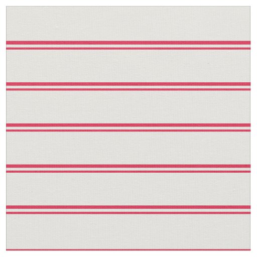 Crimson & Light Cyan Striped Pattern Fabric