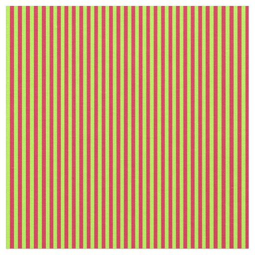 Crimson & Light Green Colored Lines Fabric