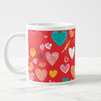 Crimson Love | Giant Coffee Mug
