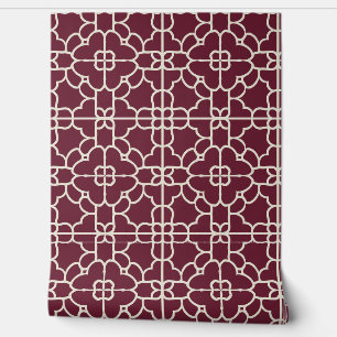 Crimson Majesty Petite Burgundy & Cream Wallpaper