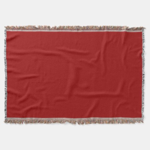 Crimson Midwest Throw Blanket