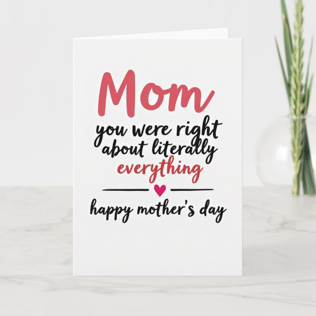 Crimson Mom Everything Card (Front)