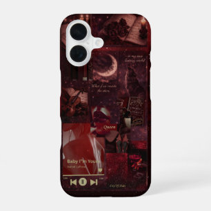 Crimson Moon Curio iPhone case