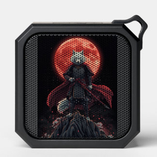 Crimson Moon Wolf Ronin Bluetooth Speaker