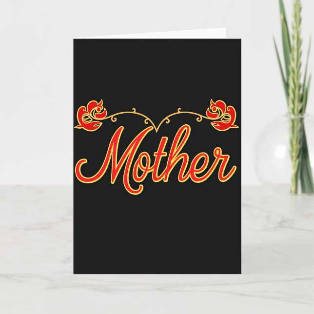 Crimson Mother Golden Script Card (Front)