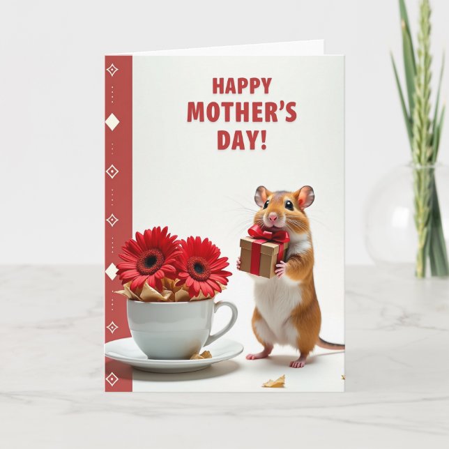 Crimson Mothers Day Gift Card (Front)