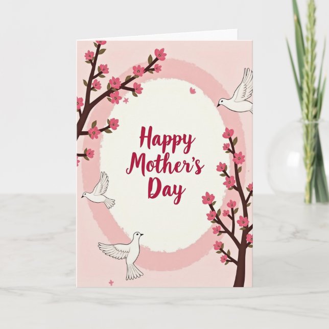 Crimson Mothers Love Card (Front)