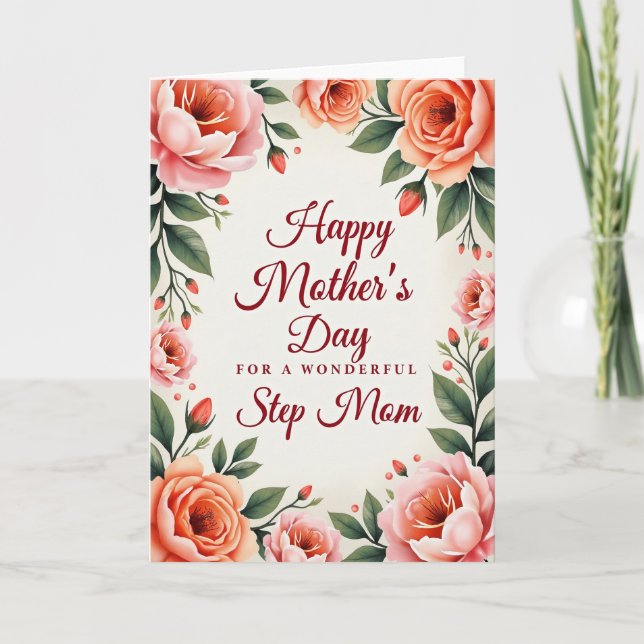 Crimson Mothers Love Note Card (Front)