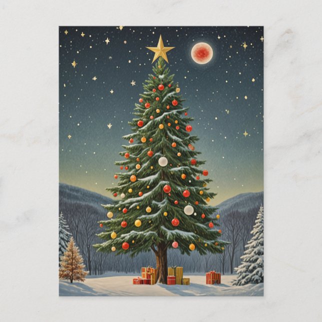 Crimson Noel Postcard (Front)