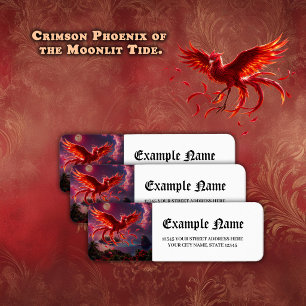 Crimson Phoenix of the Moonlit Tide.  Label