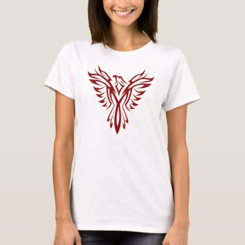 Crimson Phoenix Rising T_Shirt