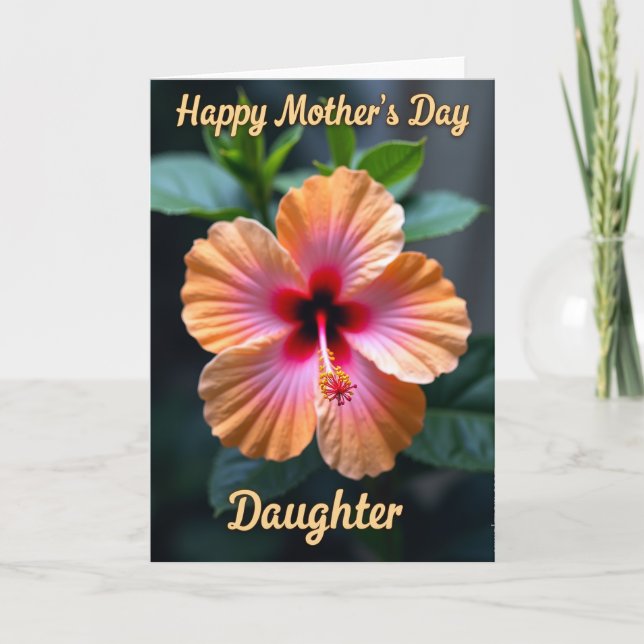 Crimson Pistil Mothers Day Card (Front)