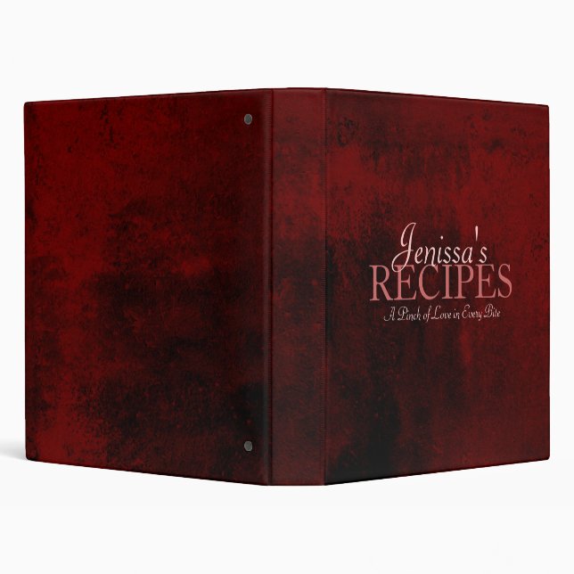 Crimson Recipe Binder (Background)