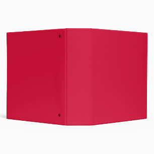 Crimson Red Custom Office Binder
