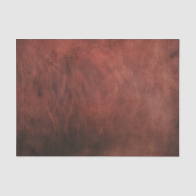Crimson red dreamy haze distressed textured tissue paper (Front)
