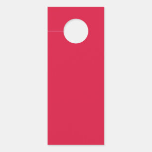 Crimson Red & Gold Door Hanger – Customizable