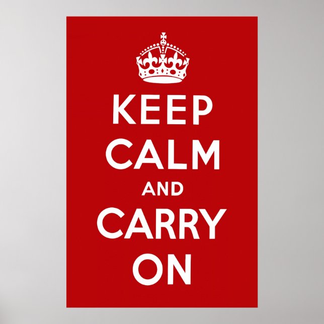 Crimson Red Poster (Front)