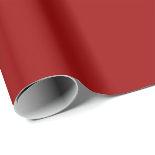 Crimson Red Solid Color  Classic  Elegant Gift  Wrapping Paper
