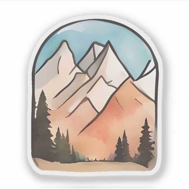 Crimson Ridge Awakens Sticker (Front)