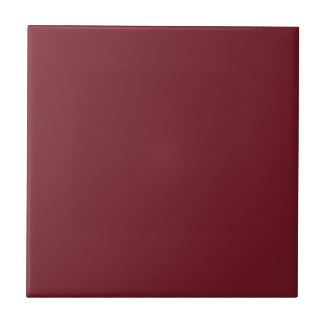 Crimson Rose Red Square Kitchen and Bathroom Ceramic Tile (Front)