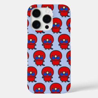 Crimson rosella iPhone 16 pro case