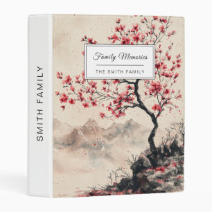 Crimson Sakura Mountain Serenity (1) Mini Binder
