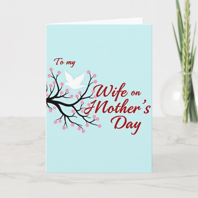 Crimson Script Wife Card (Front)