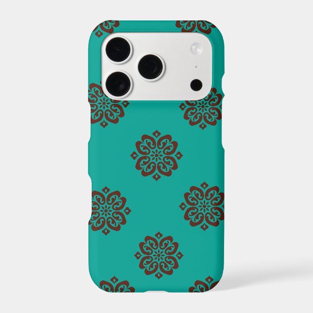 "Crimson Scrolls – Bold Elegance" Iphone Case (Back)