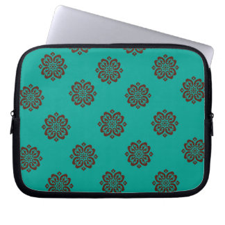 "Crimson Scrolls – Bold Elegance" Laptop Sleeve
