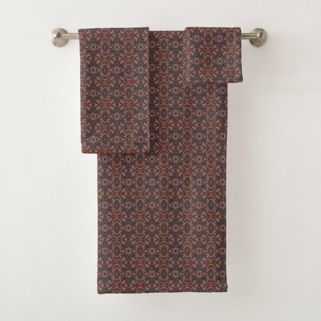 Crimson Shadow Eye Towel Set (Insitu)