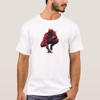 Crimson Shadow Vigilante T-Shirt