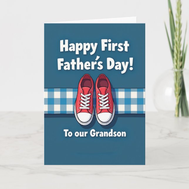 Crimson Shoes Fathers Day Card (Front)