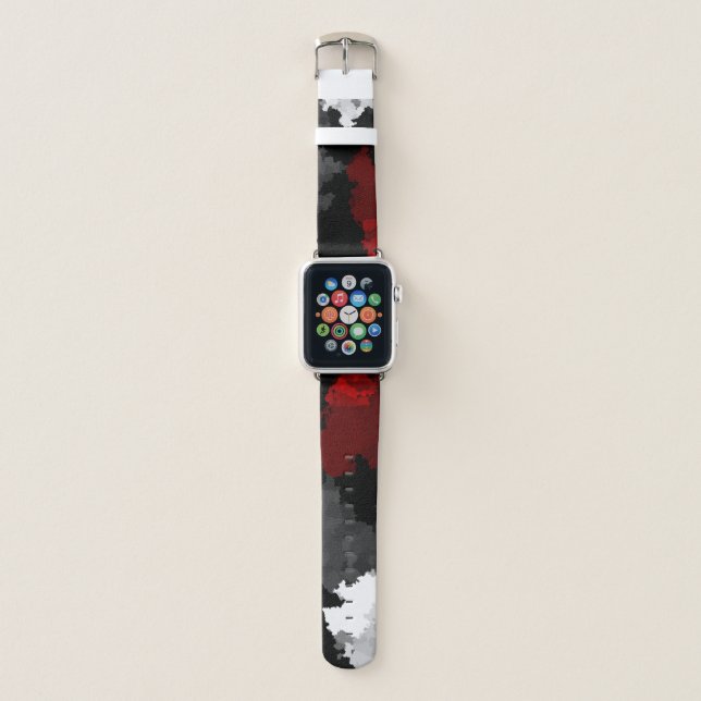 Crimson Sky Apple Watch Band (Front)