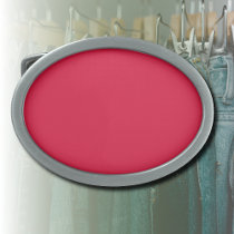 Crimson Solid Color | Classic | Elegant | Trendy  Belt Buckle