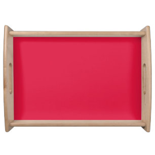 Crimson Solid Color   Classic   Elegant   Trendy  Serving Tray